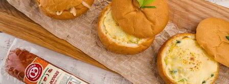 яичница в булочке. Шаг 7