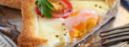 яйцо в хлебе в духовке. Шаг 13