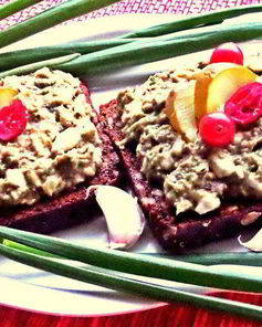 Закуска из авокадо и творога