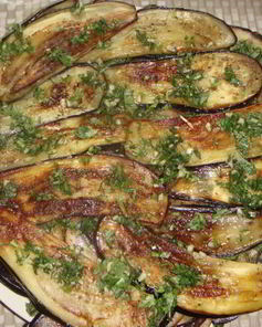 Закуска из баклажанов с шампиньонами