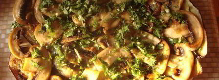 закуска из баклажанов с шампиньонами. Шаг 8