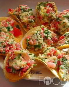 Закуска на чипсах