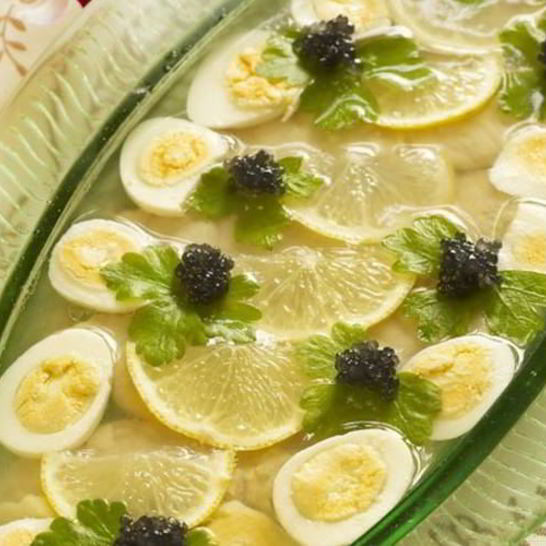 Рецепт царского заливного из осетра