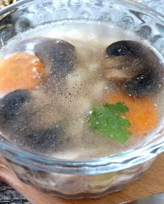 Заливное из индейки с грибами