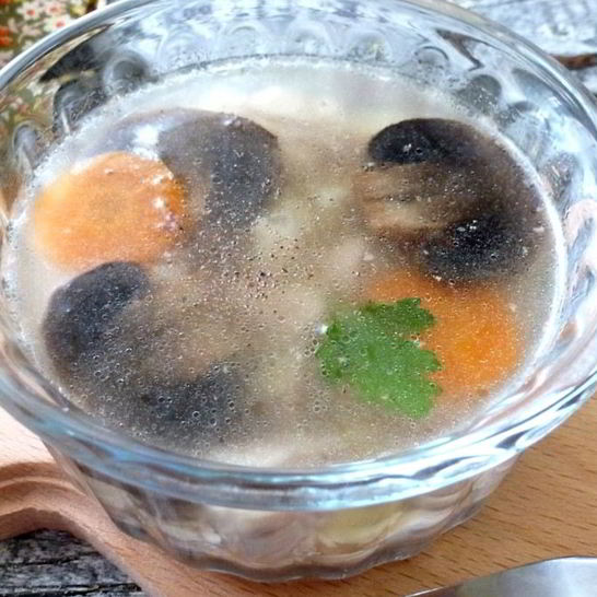 Рецепт заливного из индейки с грибами