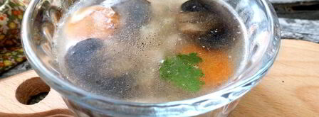 заливное из индейки с грибами. Шаг 7