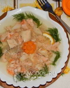 Заливное из красной рыбы
