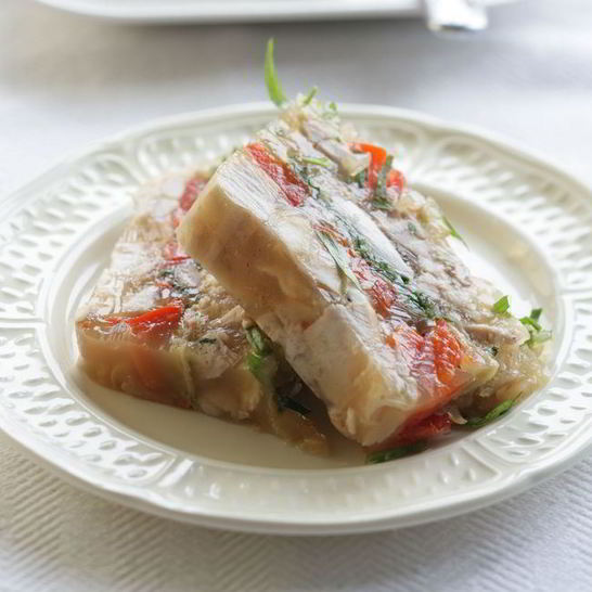 Рецепт заливного из кролика со сладким перцем