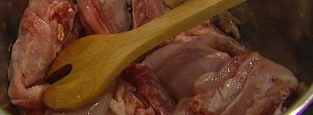 заливное из кролика со сладким перцем. Шаг 6