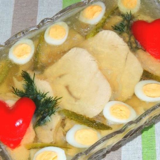 Рецепт заливного из куриных грудок