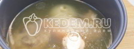 заливное из курицы новогоднее. Шаг 4