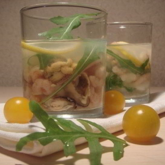 Рецепт заливного из морепродуктов