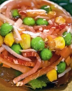 Заливное из мясной нарезки