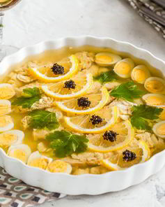 Заливное из осетра