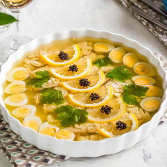 Рецепт заливного из осетра