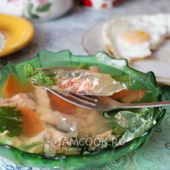 Рецепт заливного из семги