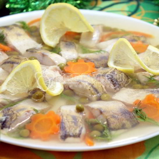 Рецепт заливного из судака праздничное