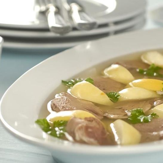 Рецепт заливного из утки с яблоками