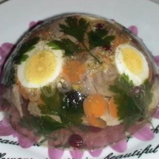 Рецепт заливного из языка говяжьего с желатином