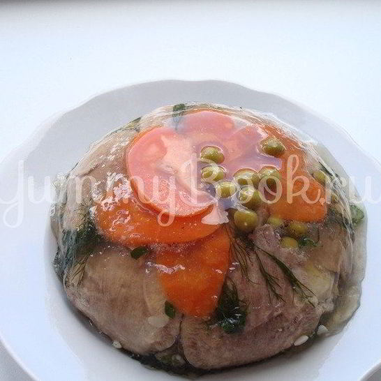 Рецепт заливного из языка