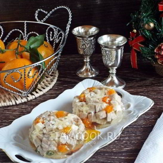 Рецепт заливного мяса порционного