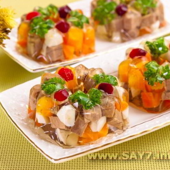 Рецепт заливного мяса