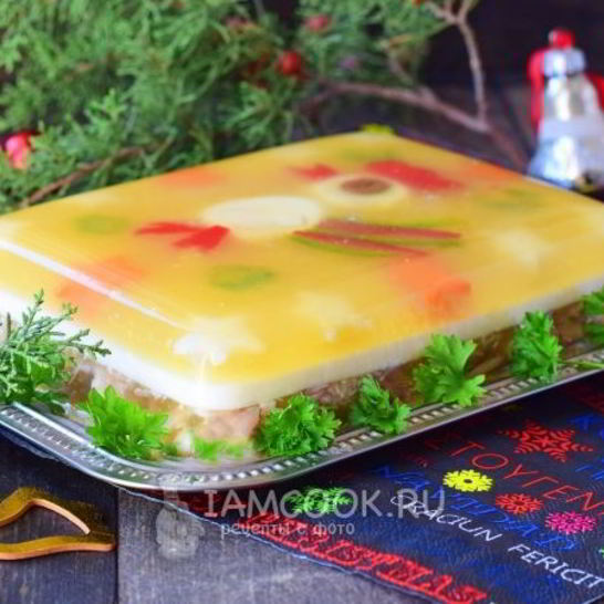 Рецепт заливного петушок