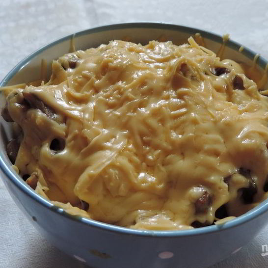 Рецепт жульена из свинины с грибами