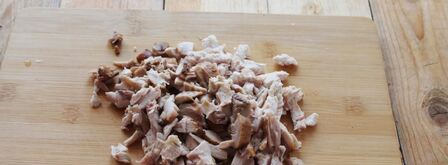 жульен с грибами и сливками грибной. Шаг 3