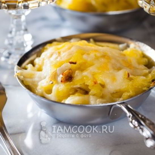 Рецепт жульена с картошкой и грибами