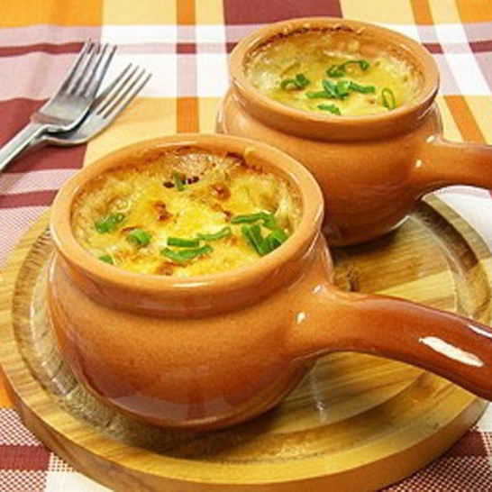 Рецепт жульена с курицей и лисичками