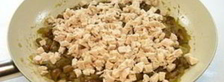 жульен с курицей и лисичками. Шаг 8