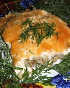 Жульен с курицей в мультиварке