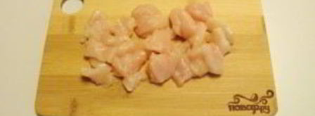 жульен в тарталетках с грибами и курицей. Шаг 3