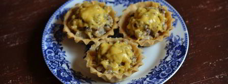 жульен в тарталетках. Шаг 9