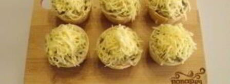 жульен в тарталетках. Шаг 10