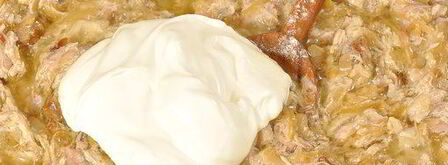 жюльен из курицы с грибами. Шаг 6