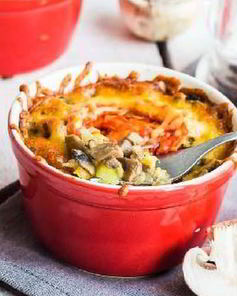 Жюльен по-деревенски с картофелем