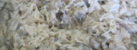 жюльен с курицей и грибами в булочке. Шаг 9