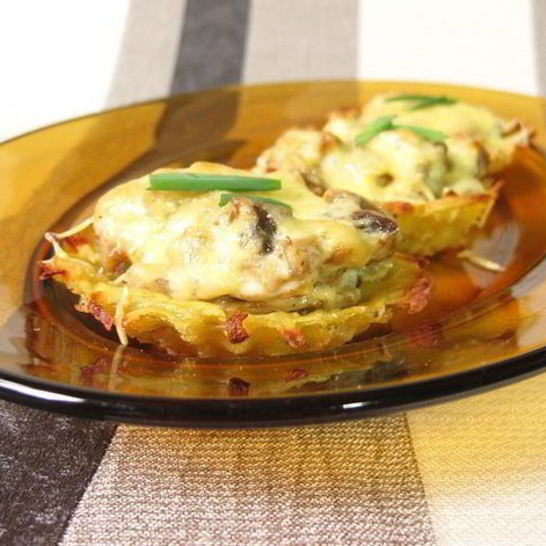 Рецепт жюльена в картофельных кокотницах